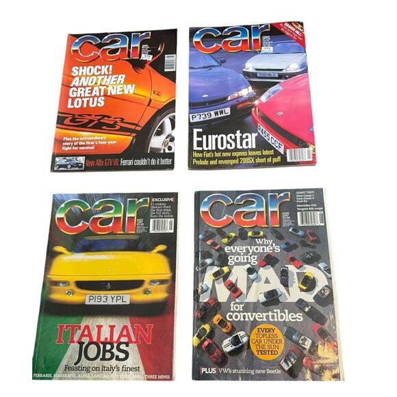 Car Magazines (4 Issues) London VTG 1997 January February May June GT3 McLaren - Picture 1 of 9